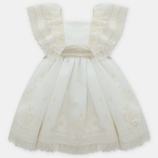 Vestido tela tul bordado Vancouver
