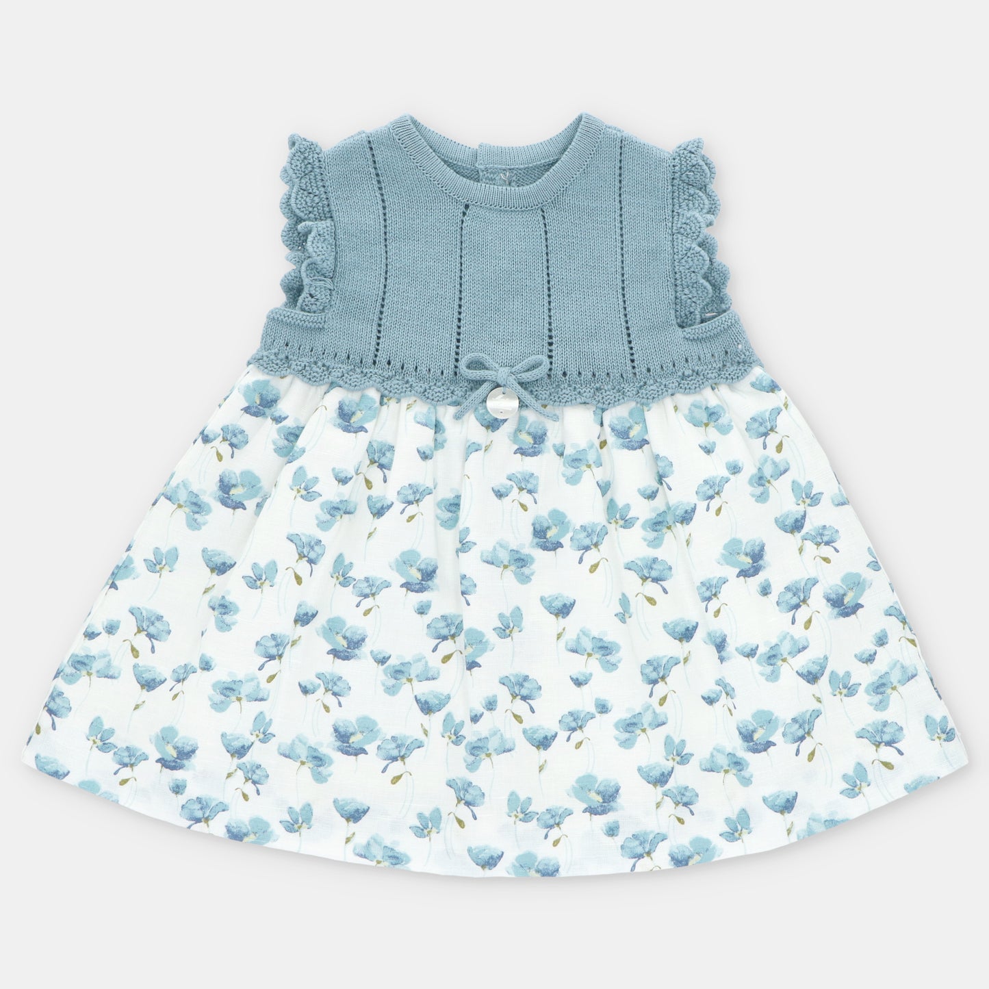 Vestido de punto y tela Milton