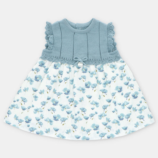 Vestido de punto y tela Milton