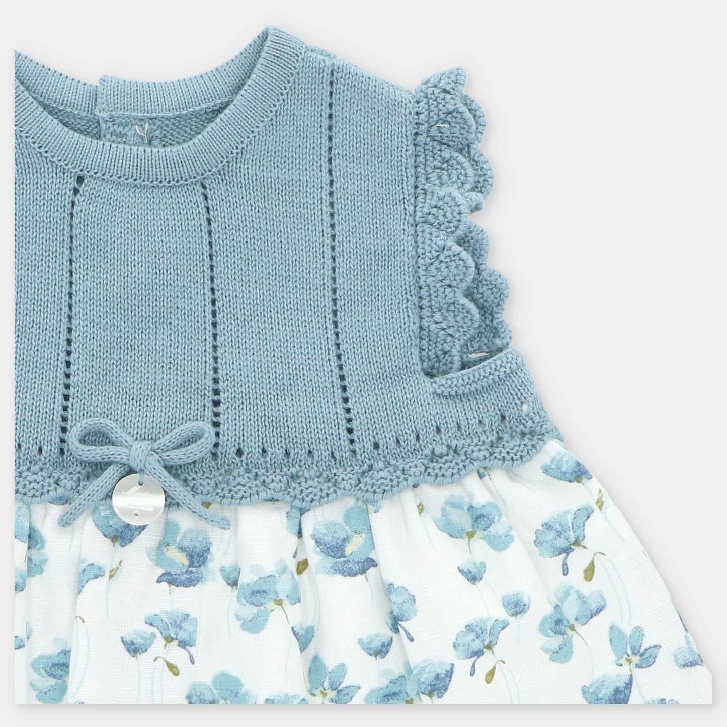 Vestido de punto y tela Milton