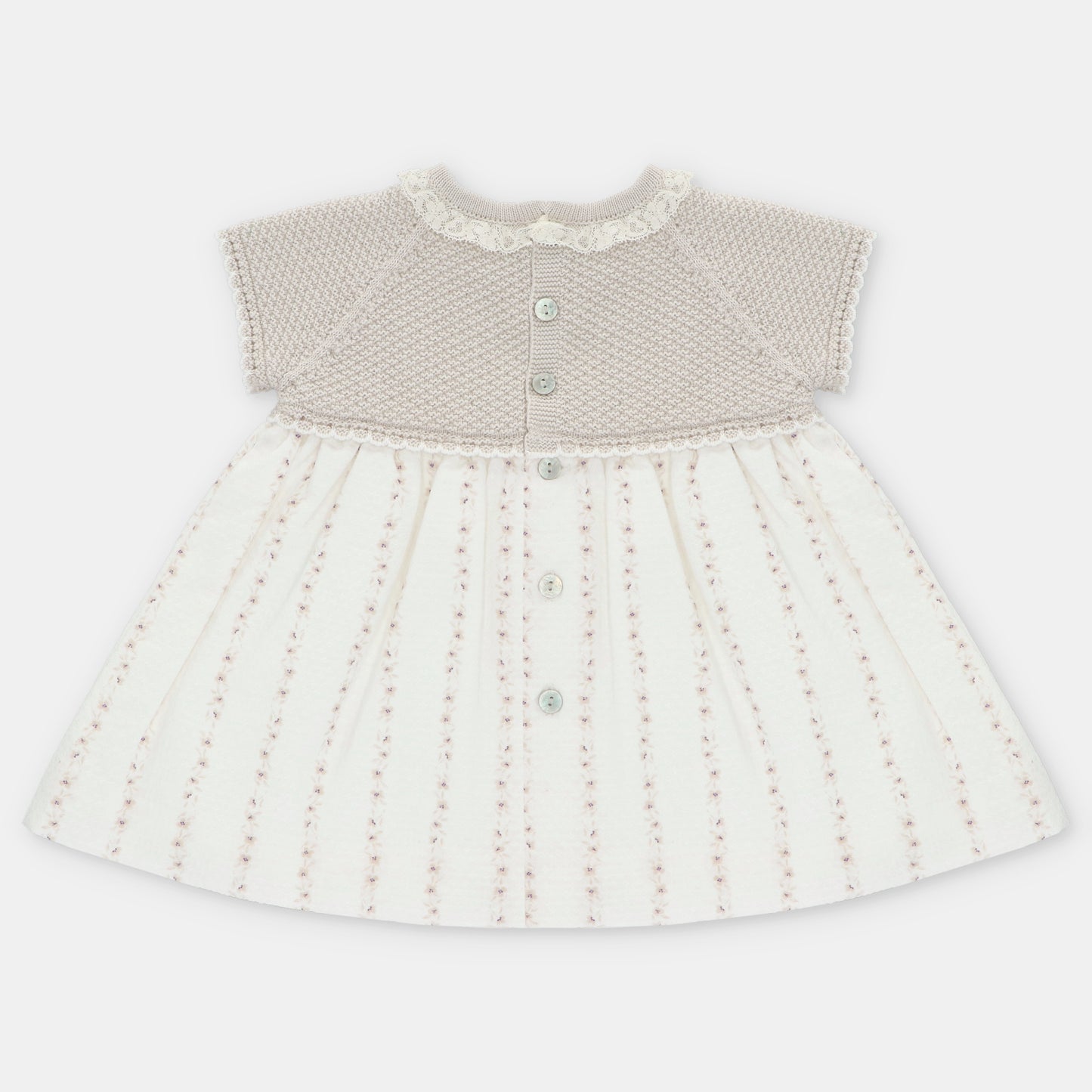 Vestido de punto y tela Quebec