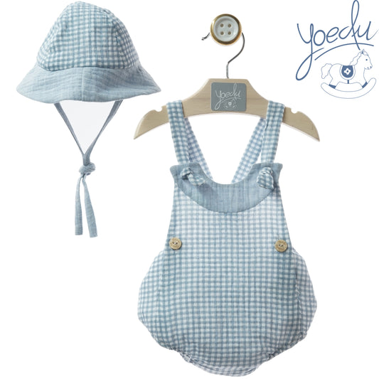 Peto azul con gorrito a juego Provenzal