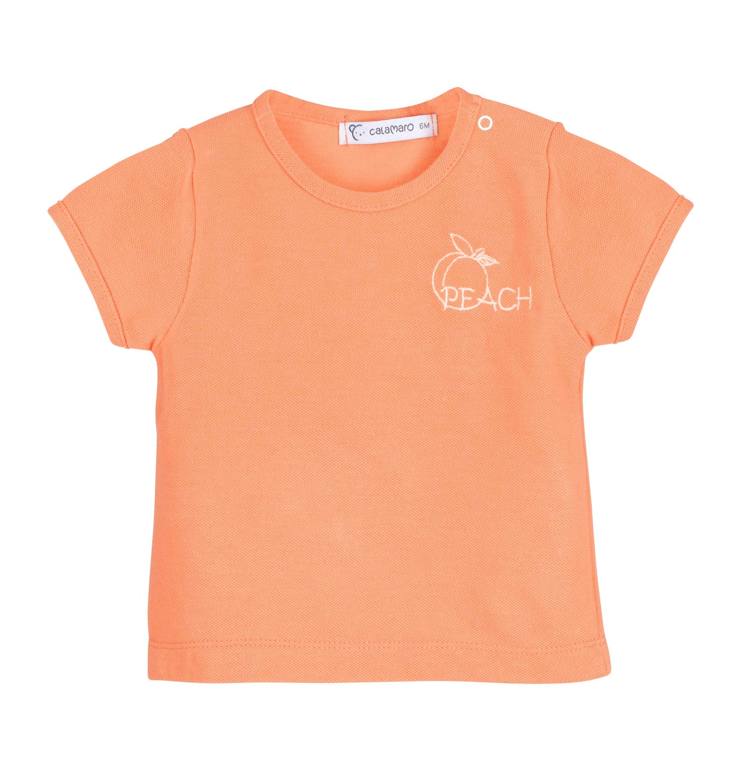 Conjunto pantalón cuadros melocotón