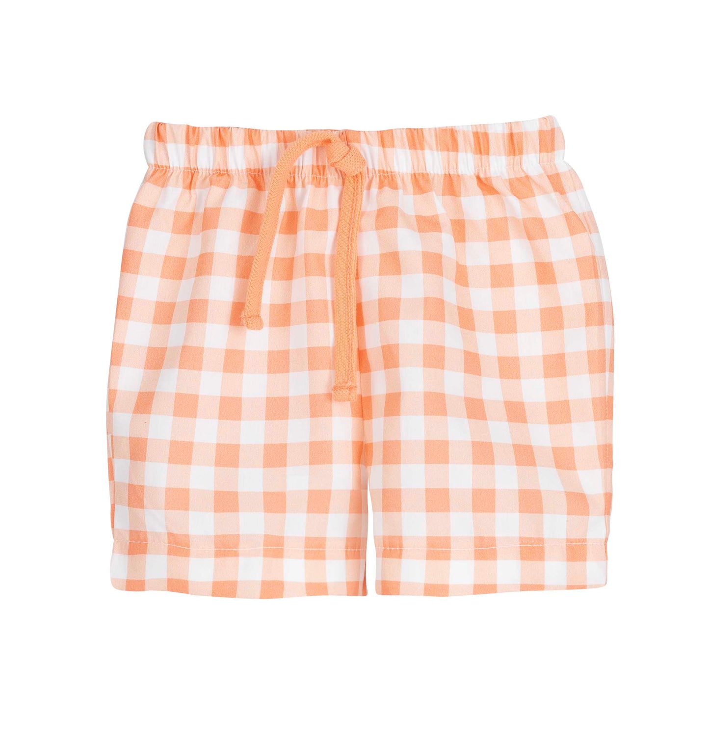 Conjunto pantalón cuadros melocotón