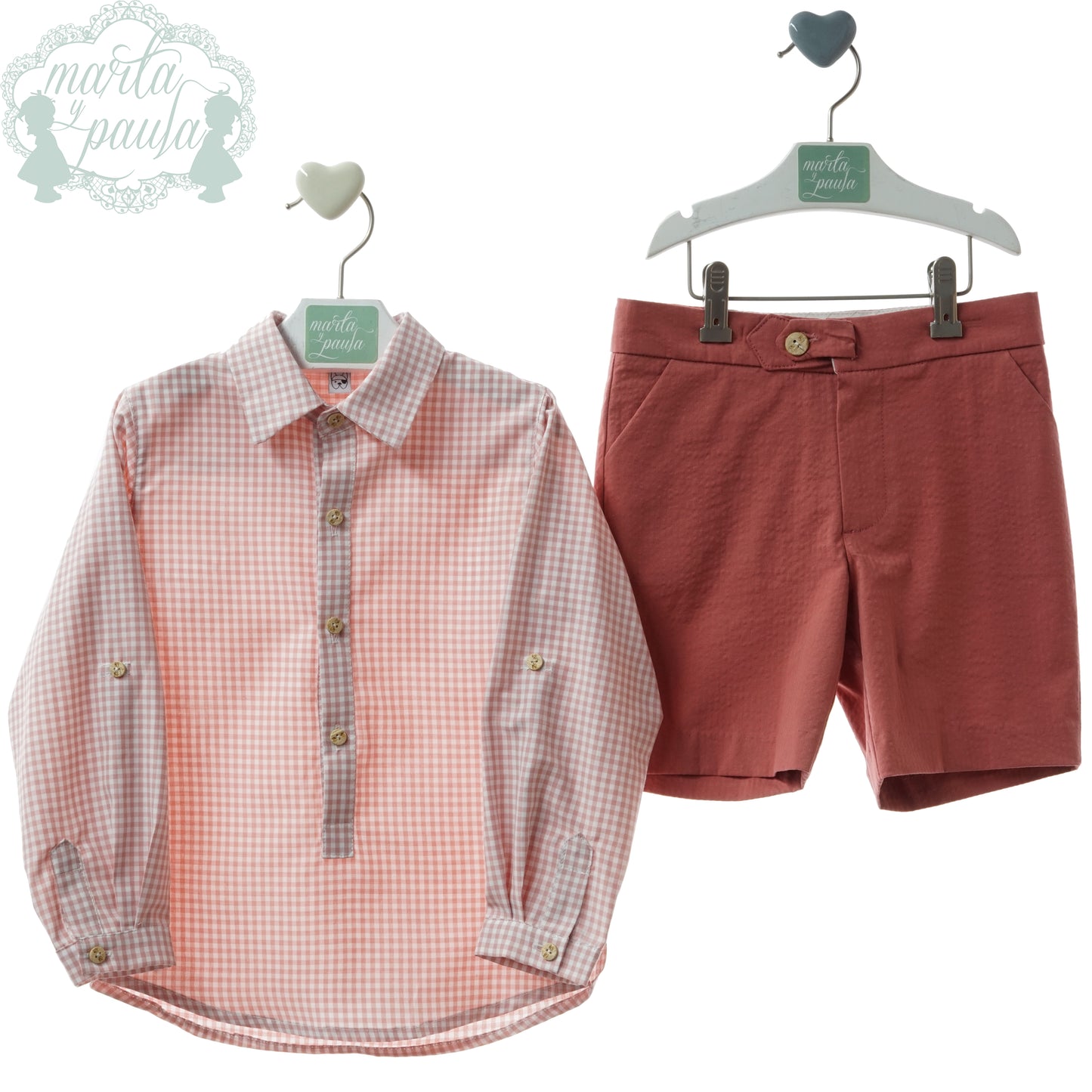 Conjunto bebé de manga larga Maemuki