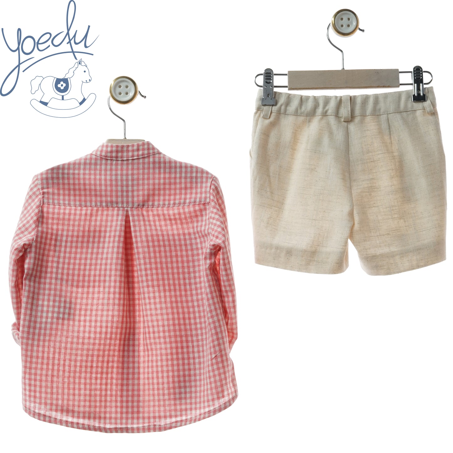 Traje niño pantalón bermuda familia Mayólica