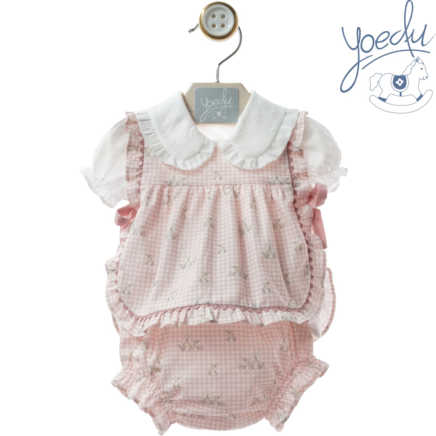 Conjunto ranita tres piezas arcilla