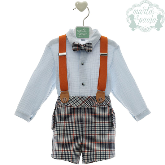 Conjunto bebé con tirantes Nicole