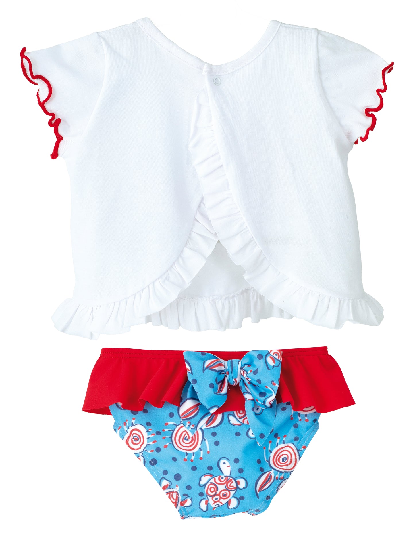 Conjunto niña baño Océano