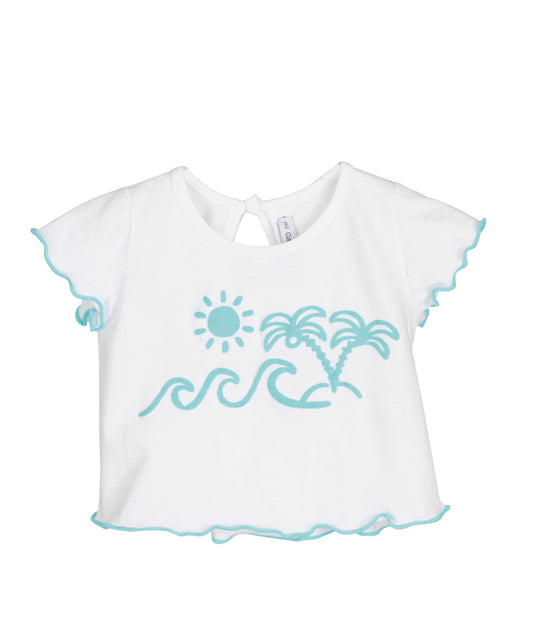 Conjunto baño niña vicy turquesa