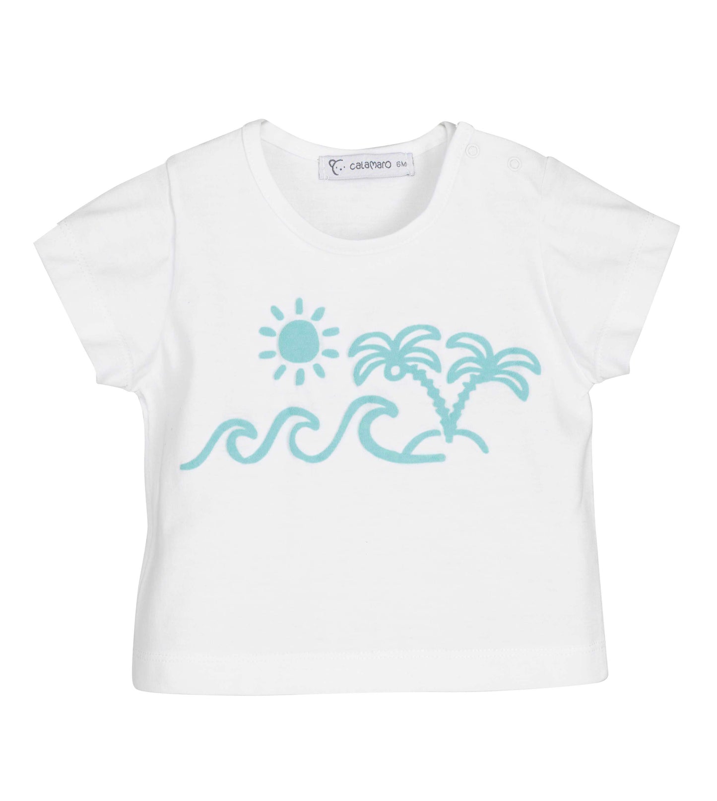 Conjunto baño niño Vichy turquesa