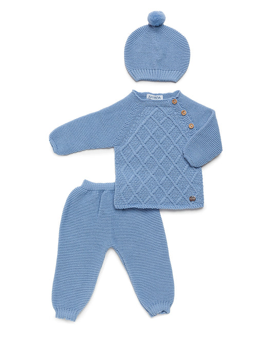 Conjunto de pantalón de tres piezas - colo TOSTADO