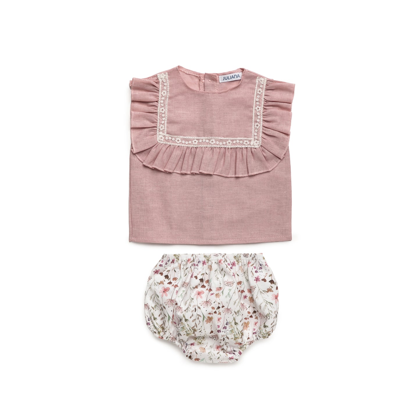 Conjunto camisa niña florecitas - Siroco