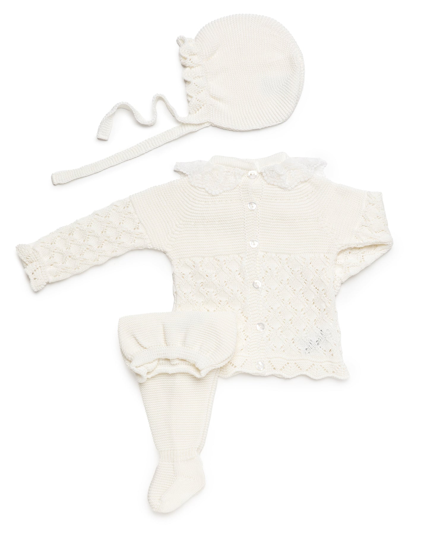 Conjunto de tres piezas lin rombos