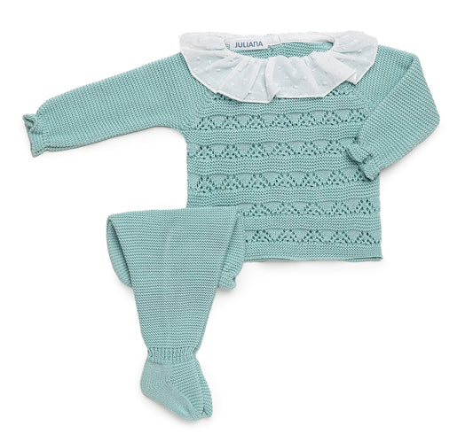 Conjunto de dos piezas lines picos y calados