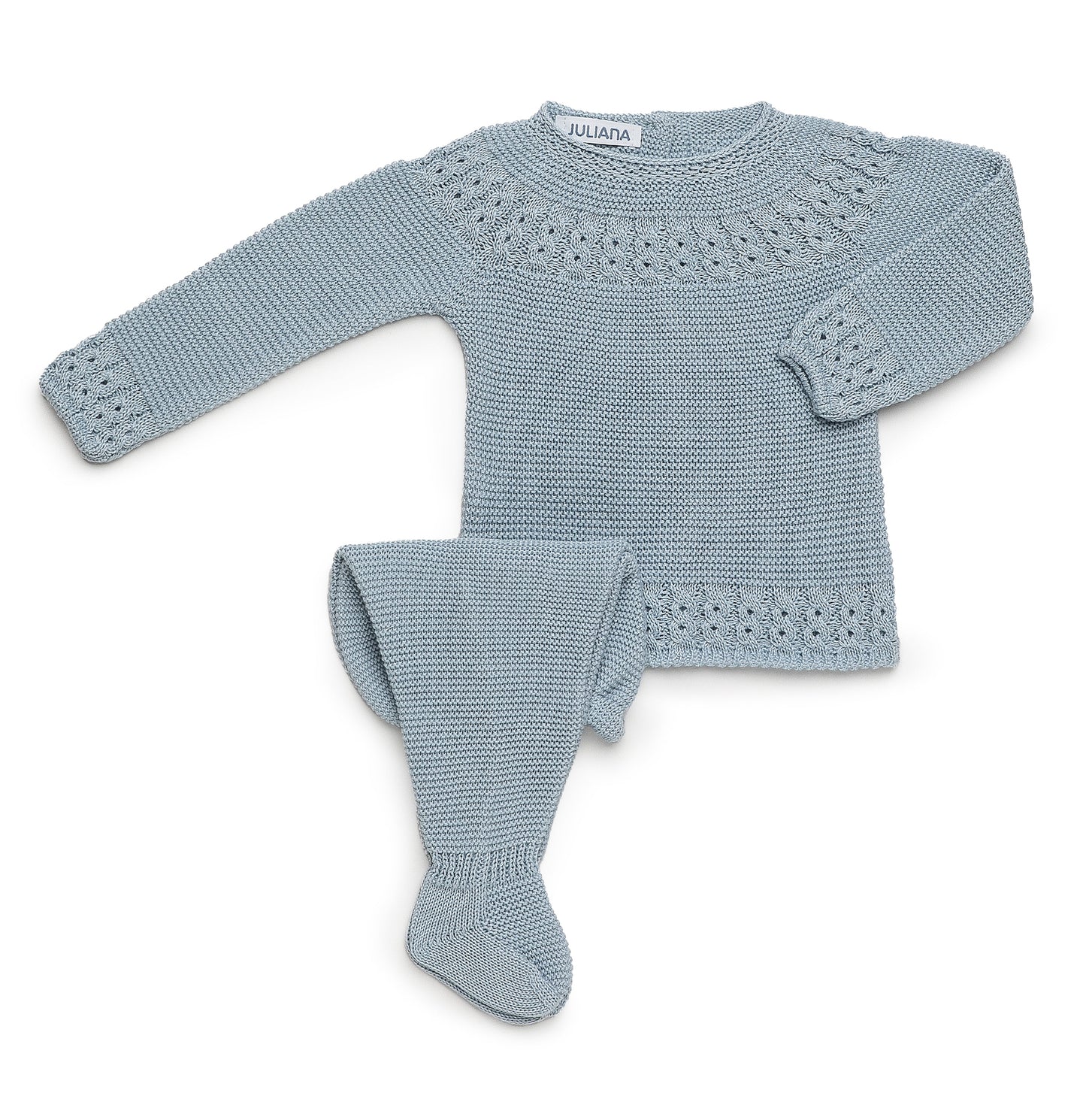 Conjunto de dos piezas canesú trenzas