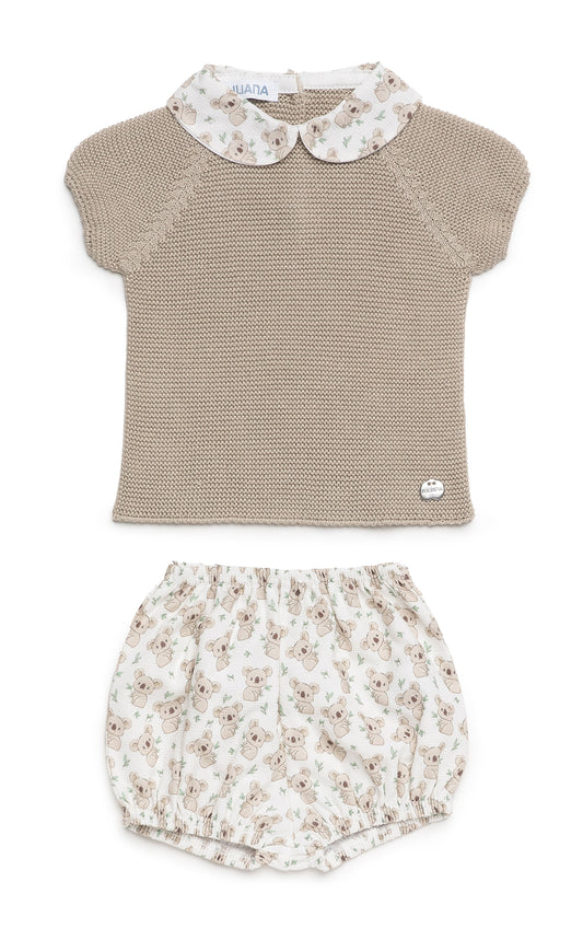 Conjunto con braguita tala koalas
