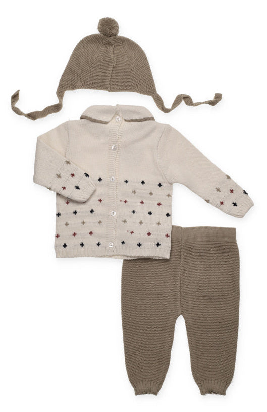 Conjunto de pantalón de tres piezas estrella