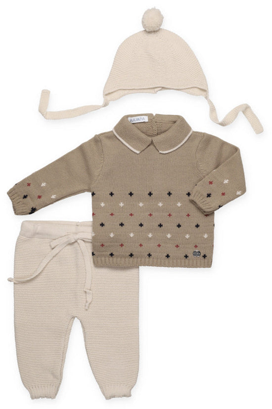 Conjunto de pantalón de tres piezas estrella