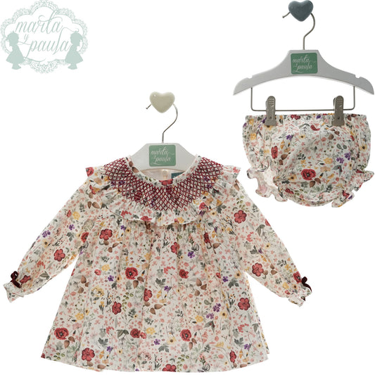 Vestido bebé con braguita Familia Greta