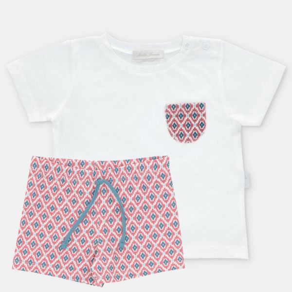 Bañador y camiseta niño Ikat
