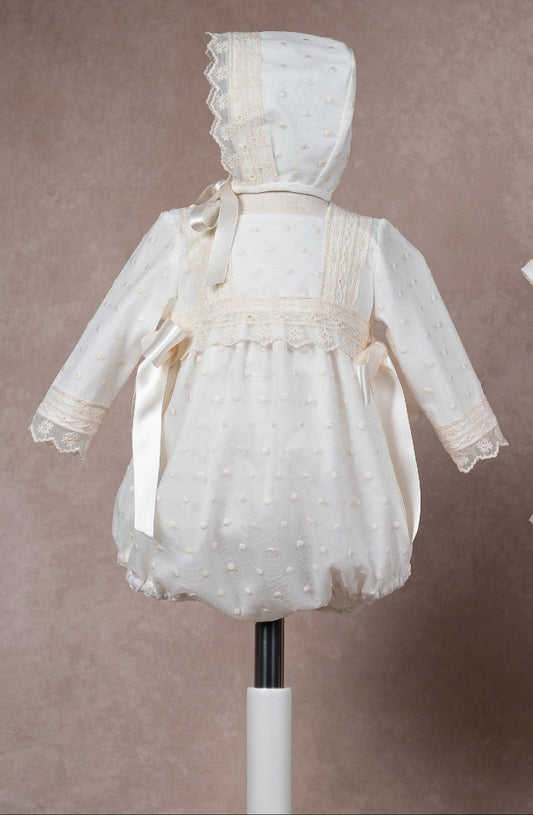 Pelele tul topos con capota - B3939