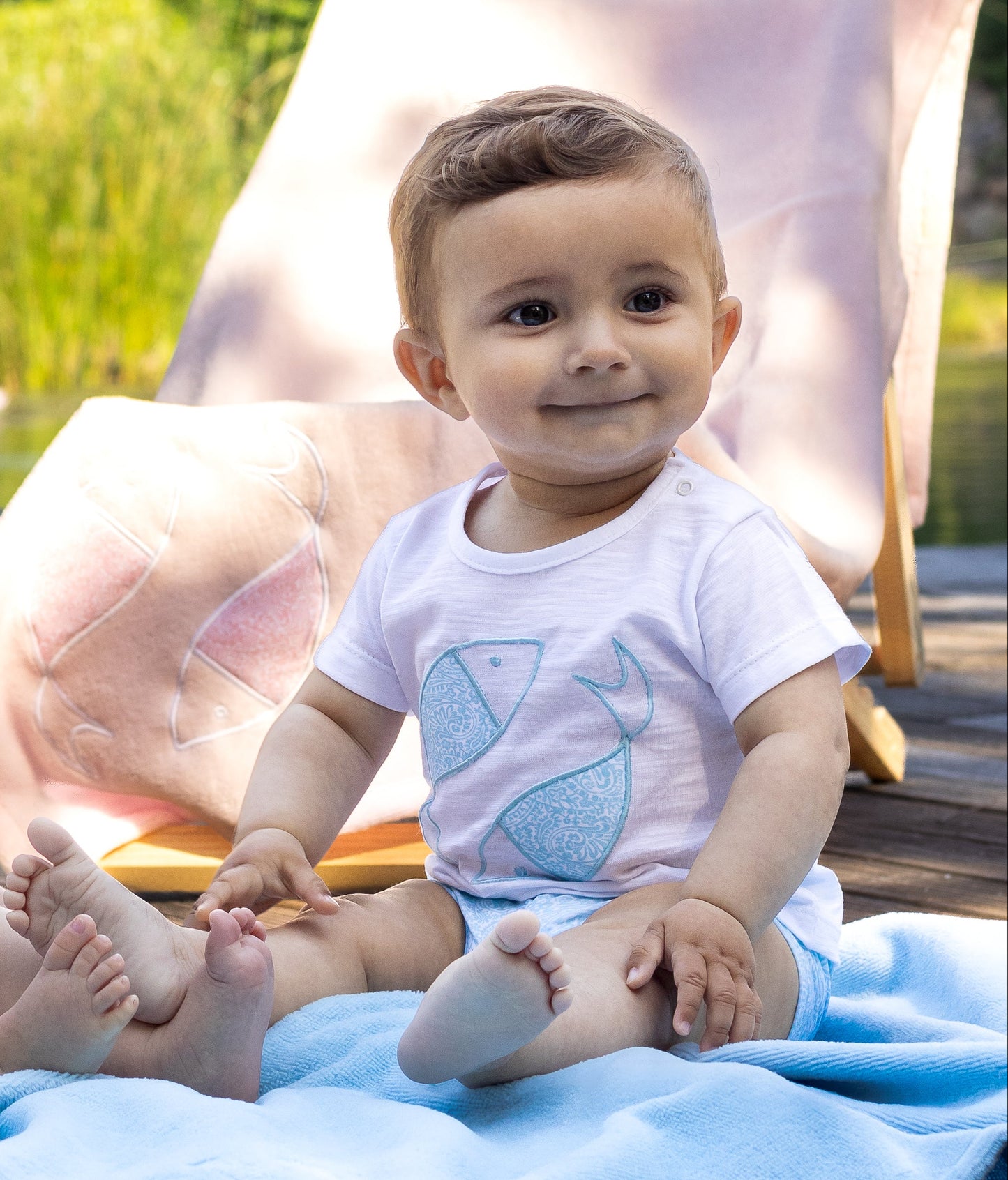 Conjunto baño niño Cachemir