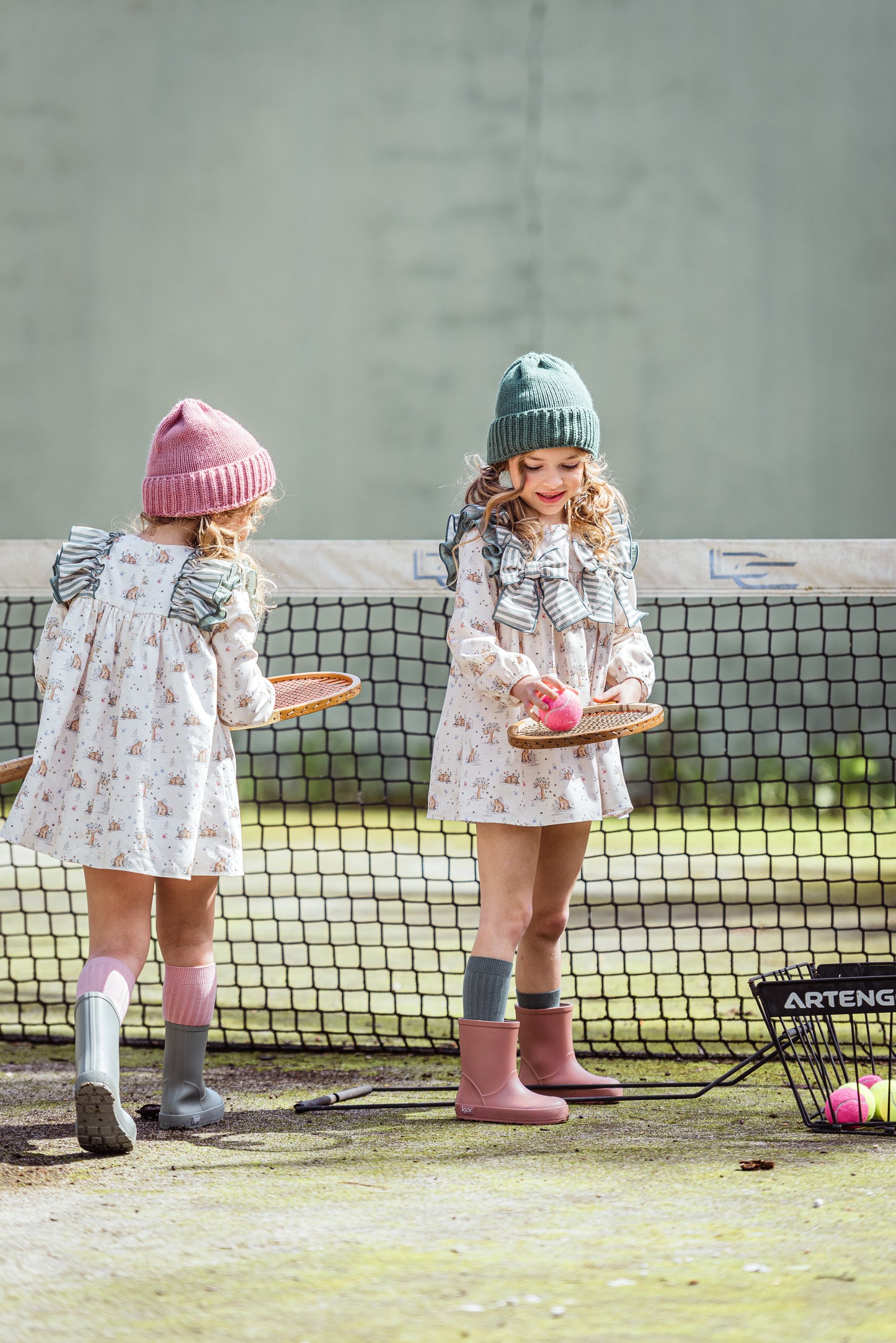 Vestido infantil Familia Angora