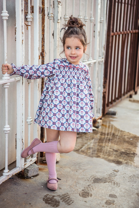 Vestido bebé con braguita Familia Color