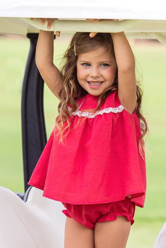 Jesusín de bebé con capota y braguita familia Vasija