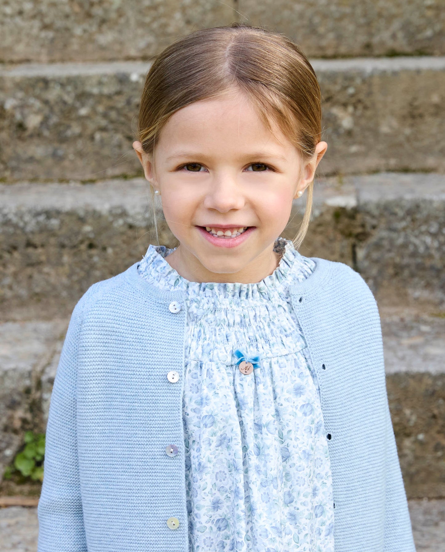 Vestido infantil estampado Ciel