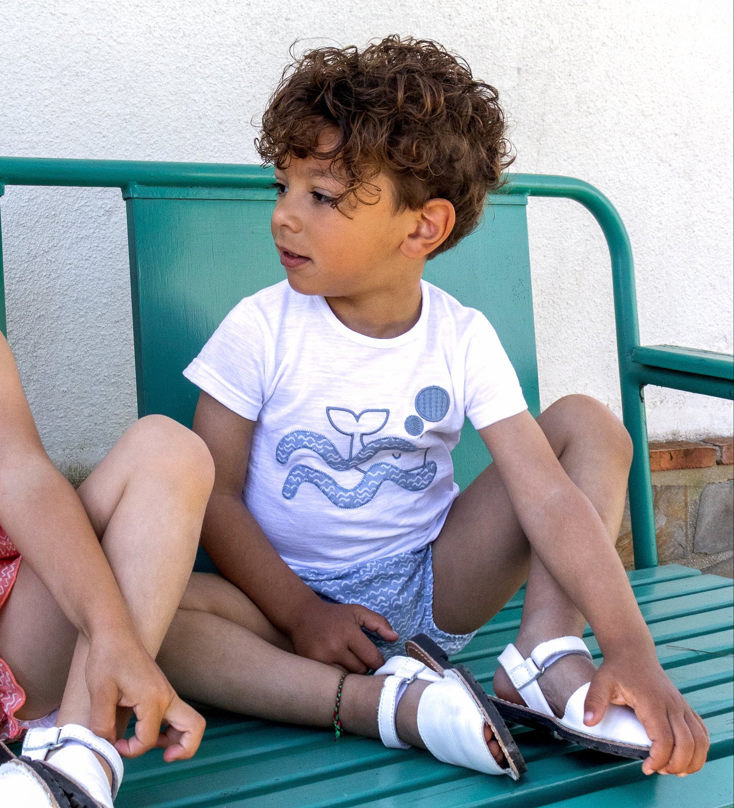 Conjunto con pololo niño Sikar azul