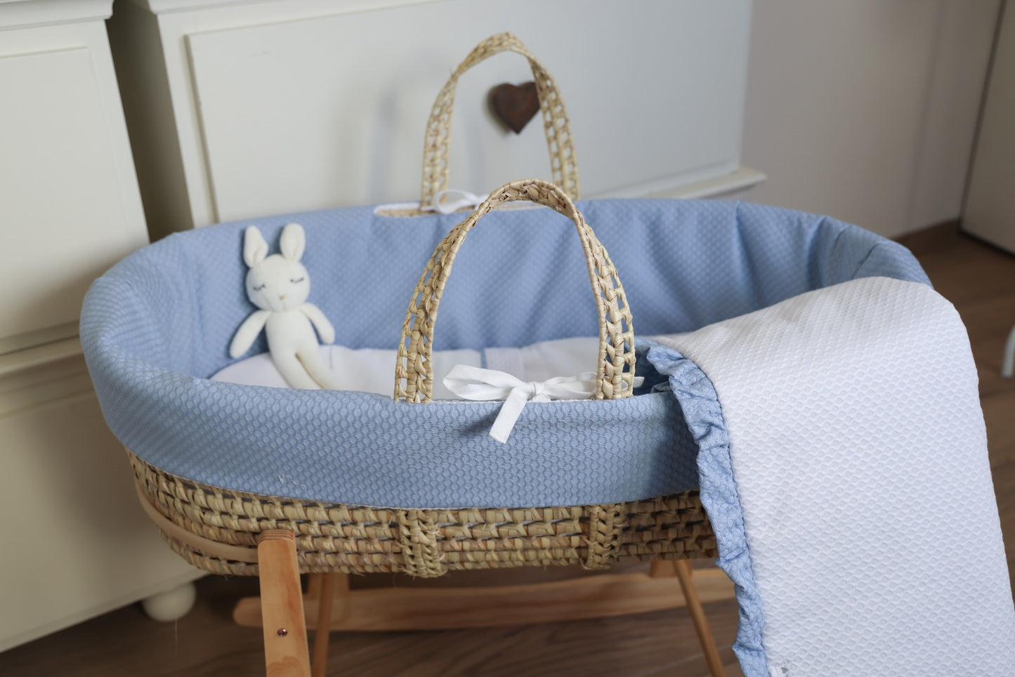 Moisés bebé reversible - Blue chic