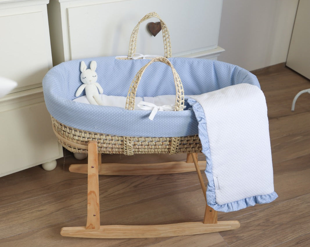 Moisés bebé reversible - Blue chic