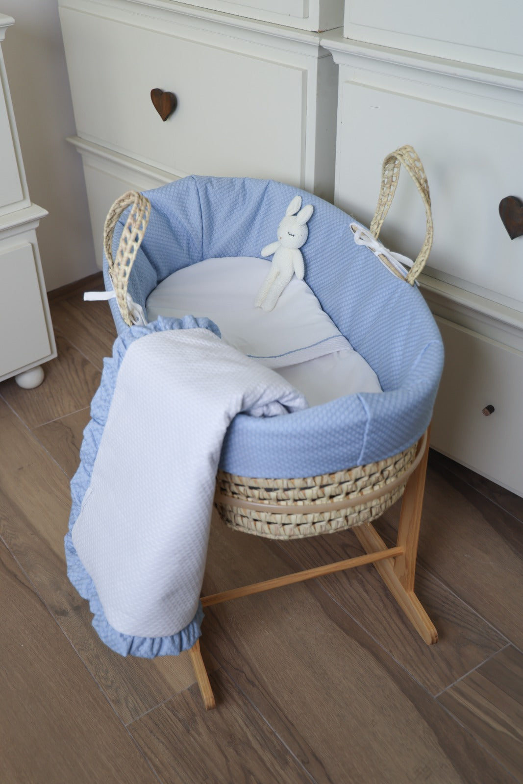 Moisés bebé reversible - Blue chic