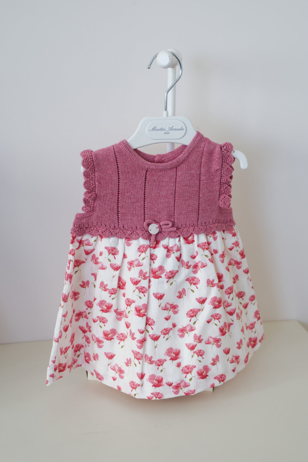 Vestido de punto y tela Milton