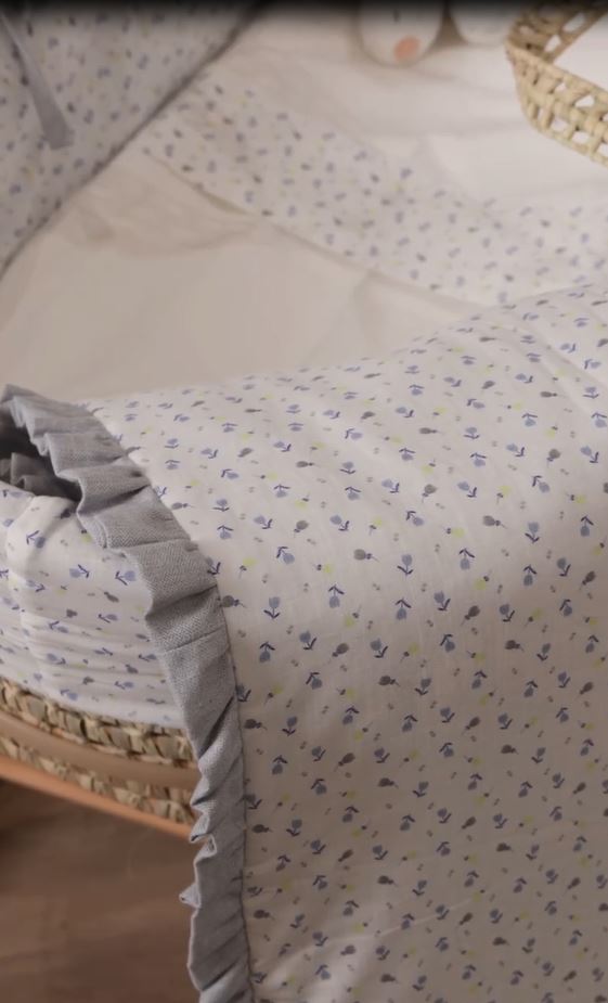 Moisés bebé reversible - Camilia gris