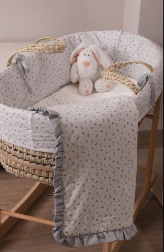 Moisés bebé reversible - Camilia gris