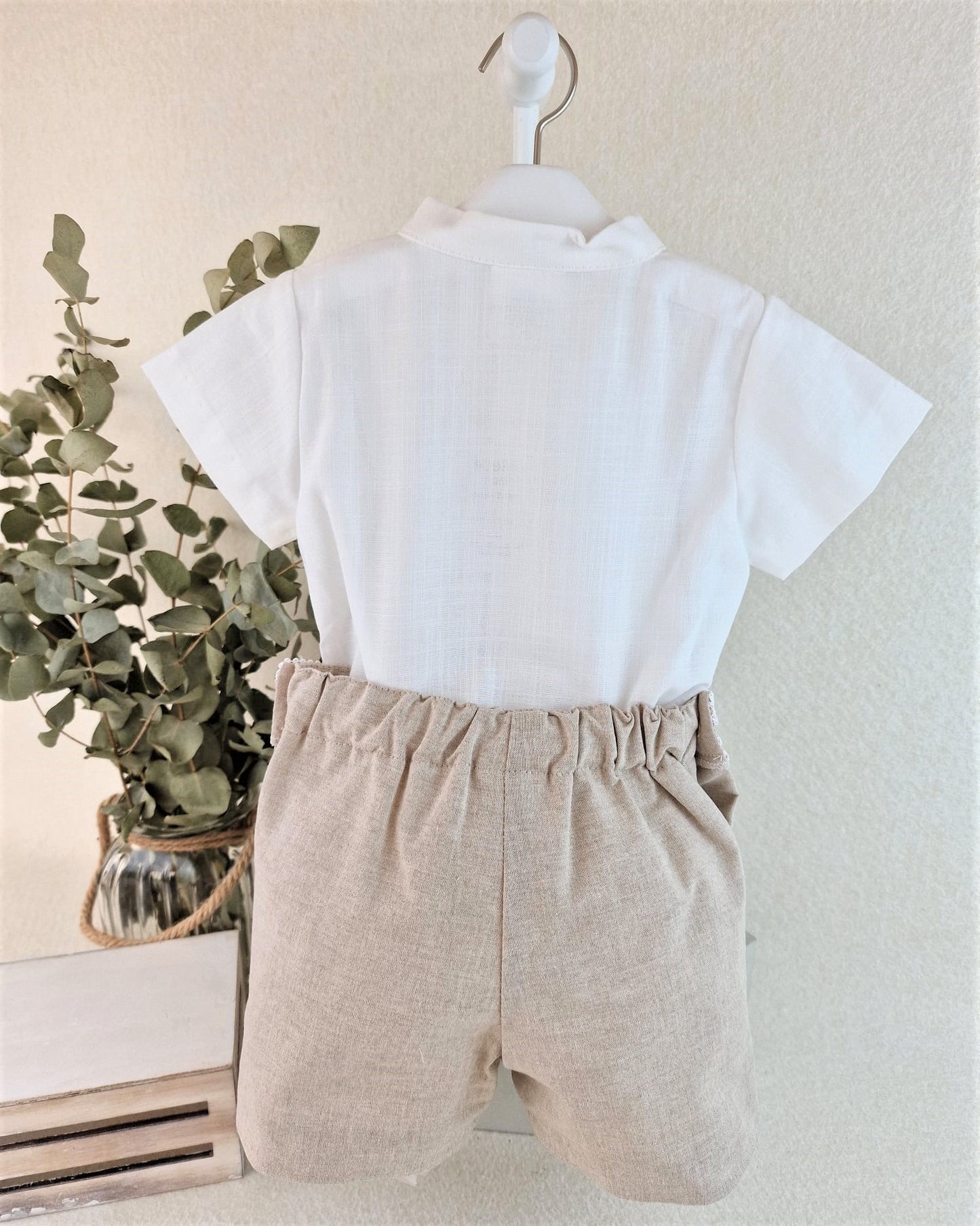 Conjunto de lino con pantalón