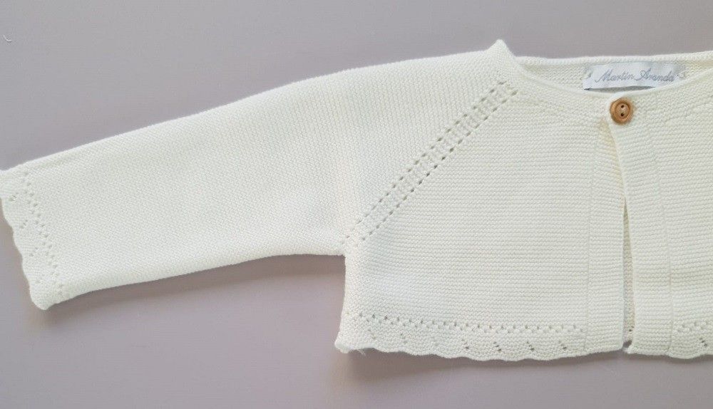 Cardigan de punto corto Azzurro