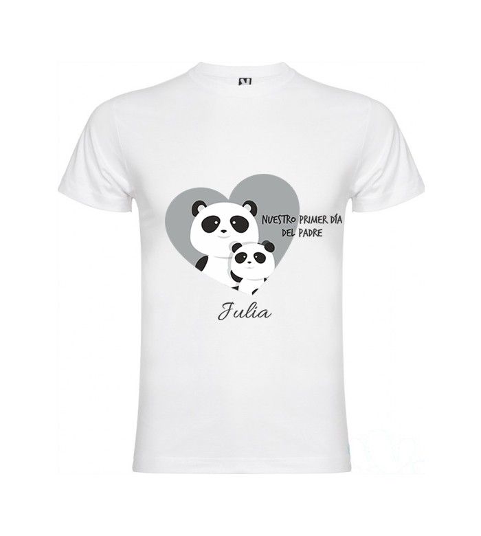 Camiseta infantil - Osos panda, primer día del padre