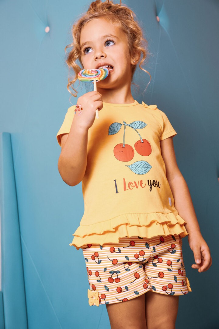 Conjunto de bebé niña love you