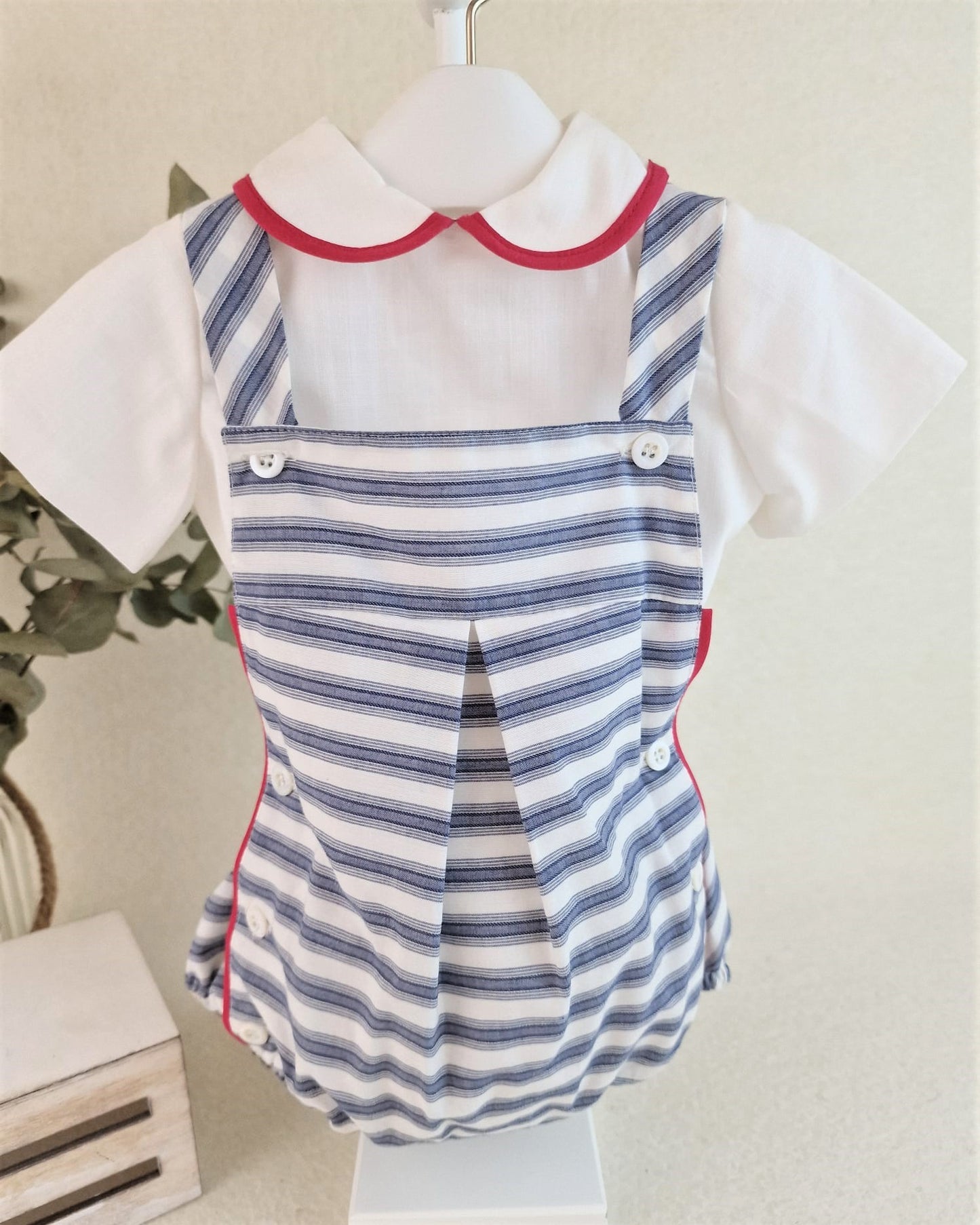 Conjunto de peto y camisa - Lovely Baby Sailor