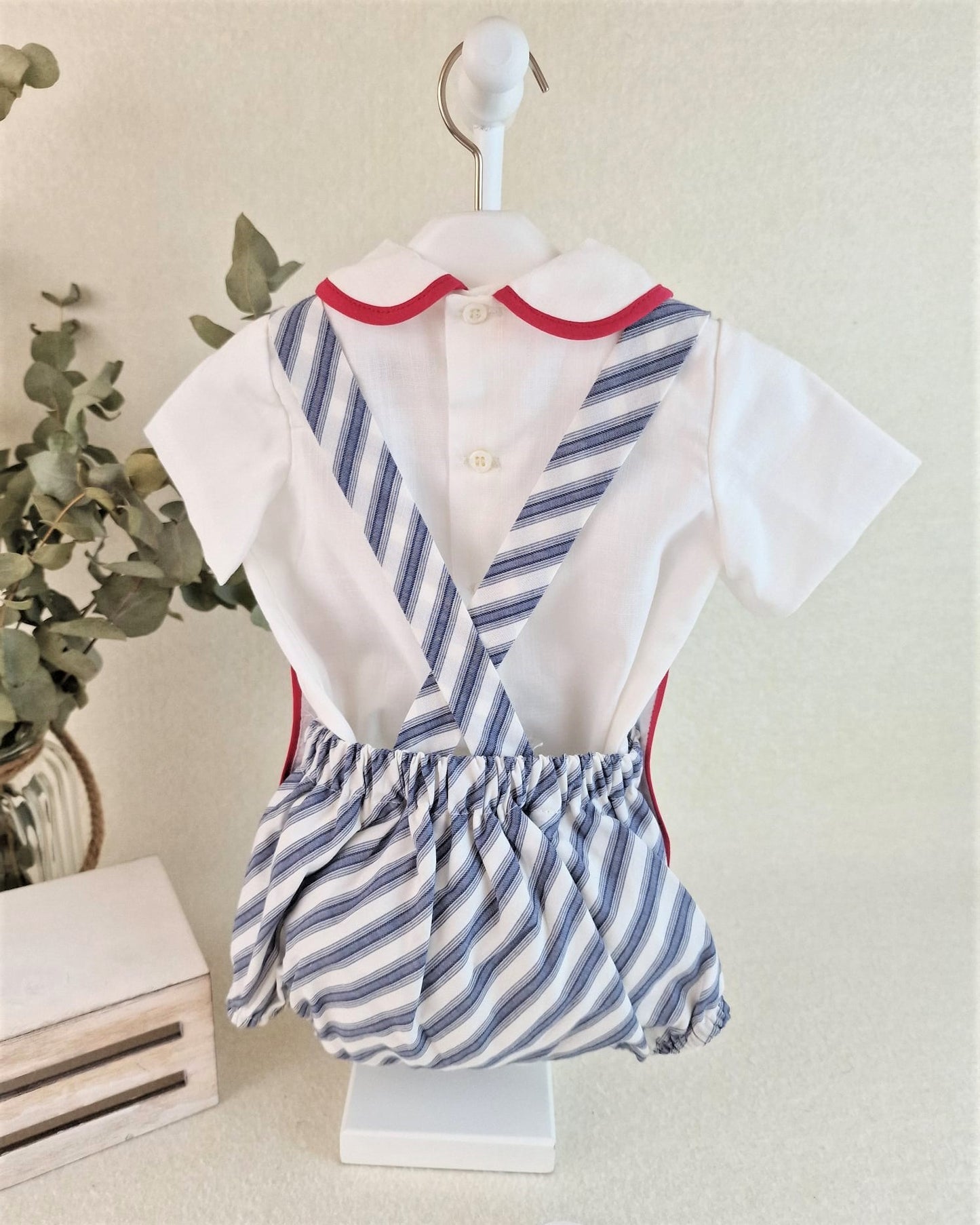 Conjunto de peto y camisa - Lovely Baby Sailor