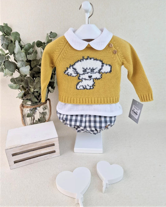 Conjunto baby tres piezas niño Marilyn