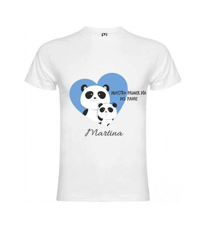Camiseta infantil - Osos panda, primer día del padre